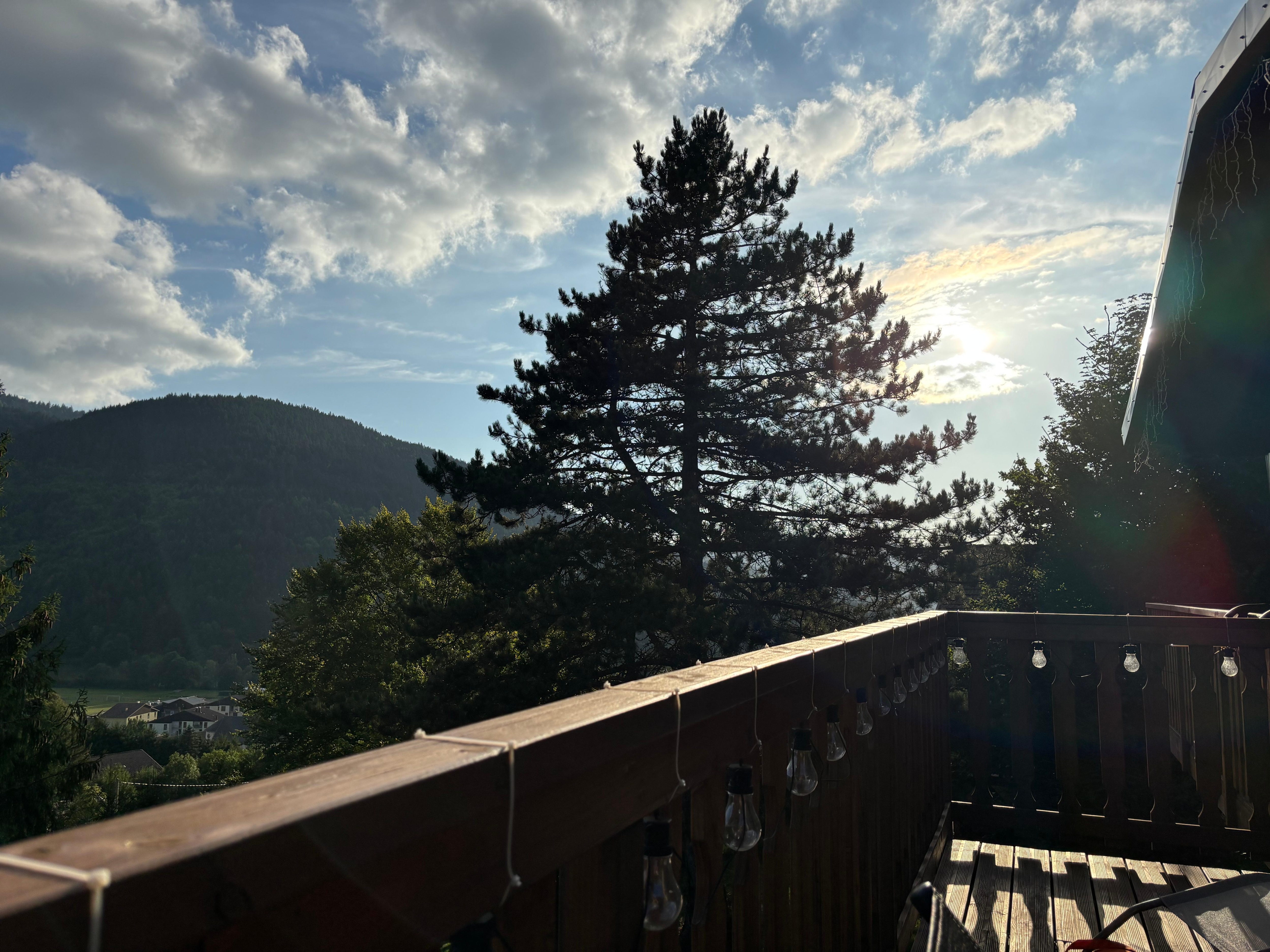 Vue depuis la terrasse