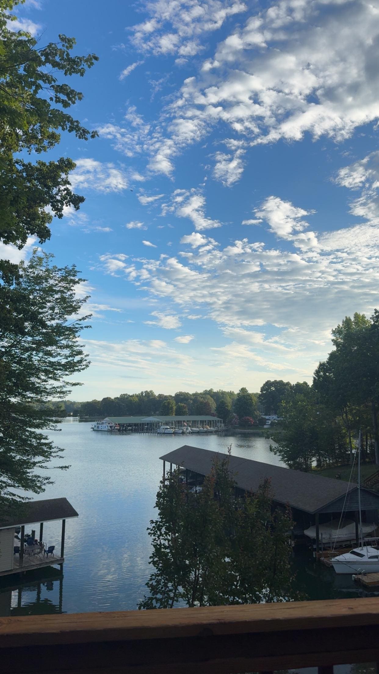 View from large deck