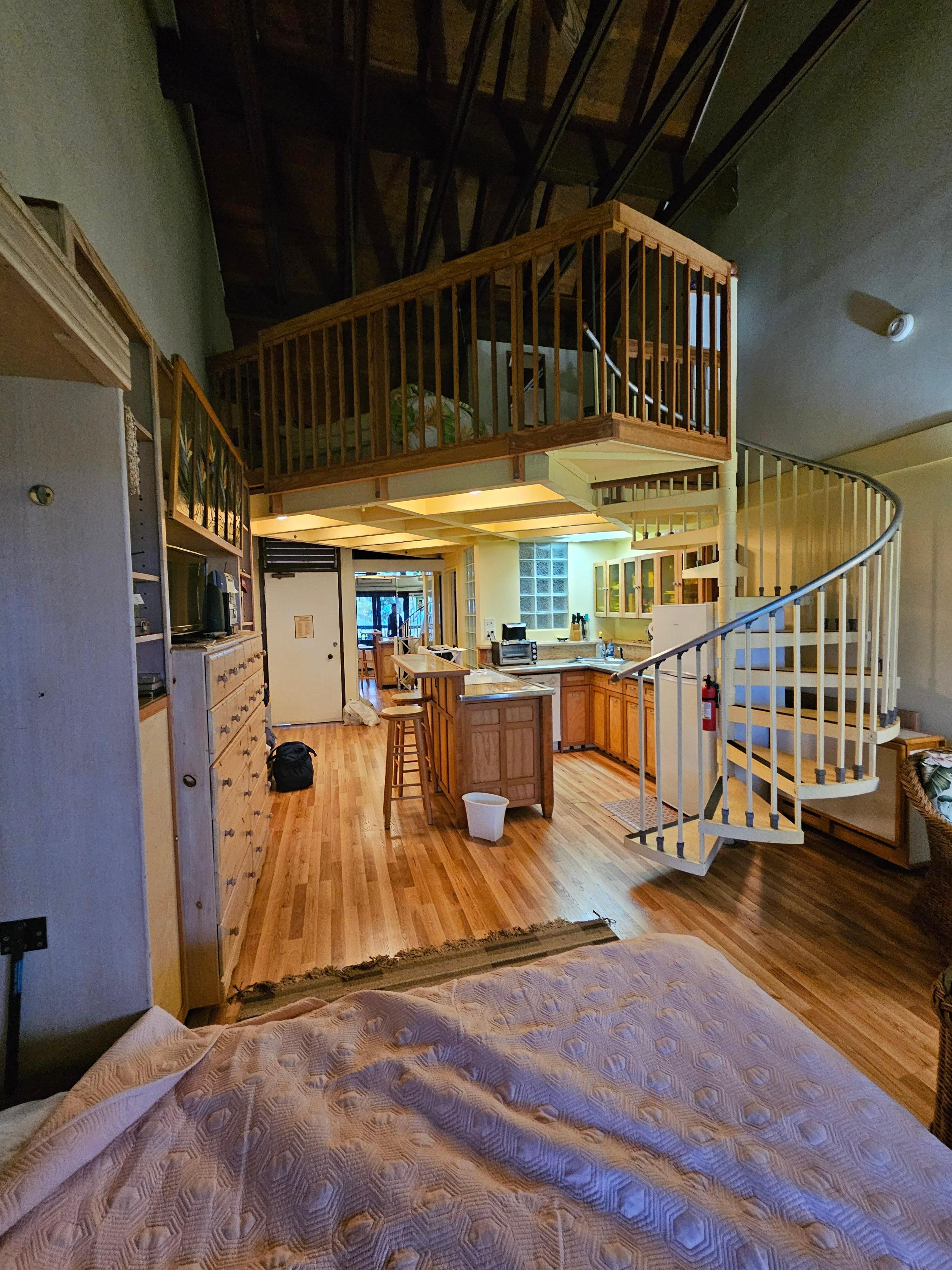 Our unit with loft.