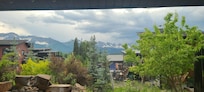 View from the bed