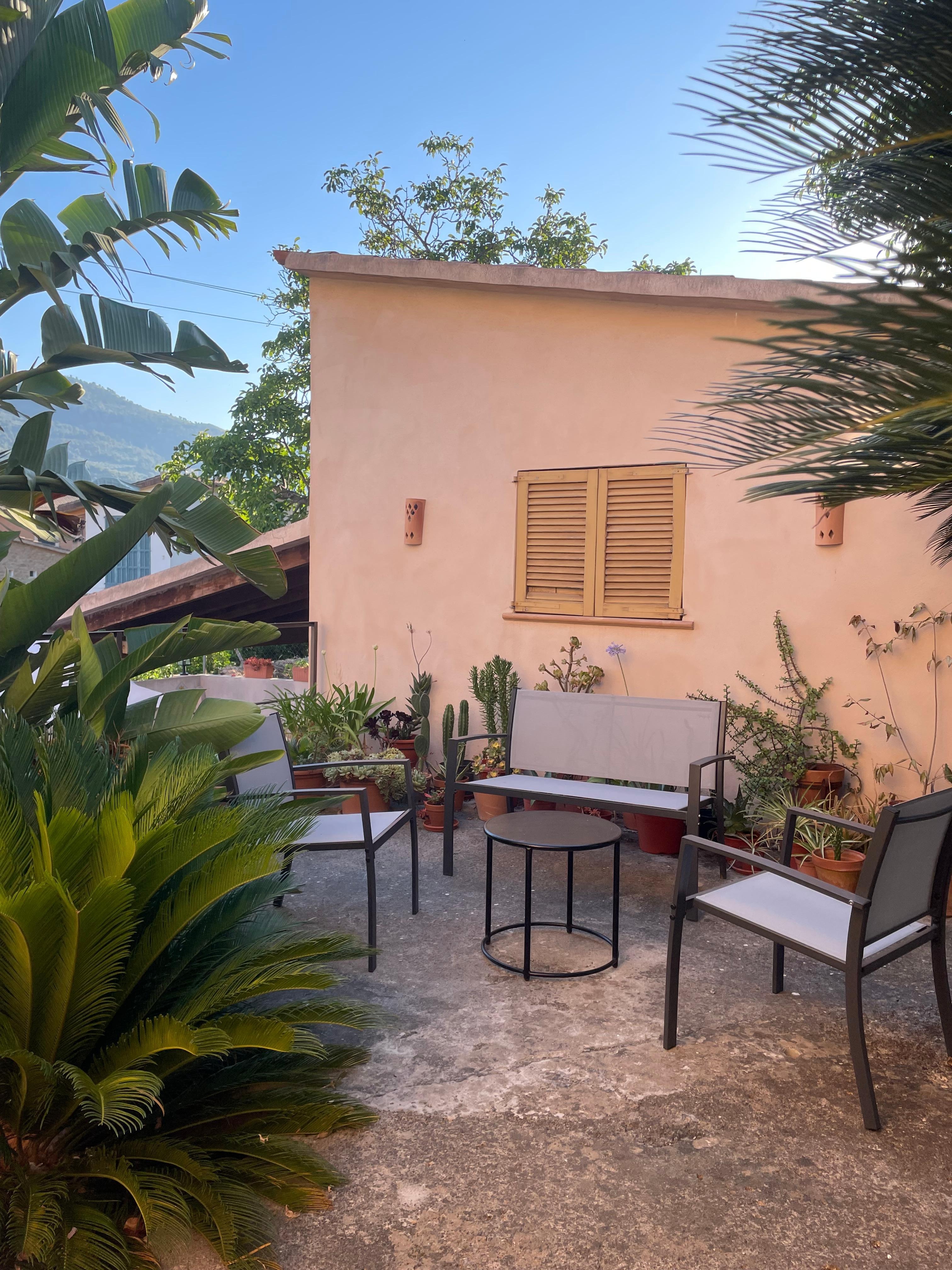 Second terrace at the house 