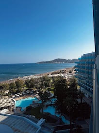 Utsikt utover hotellet