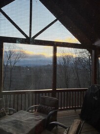 View from the cabin.