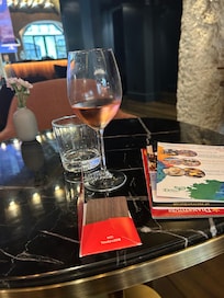 Lobby …wine for guests
