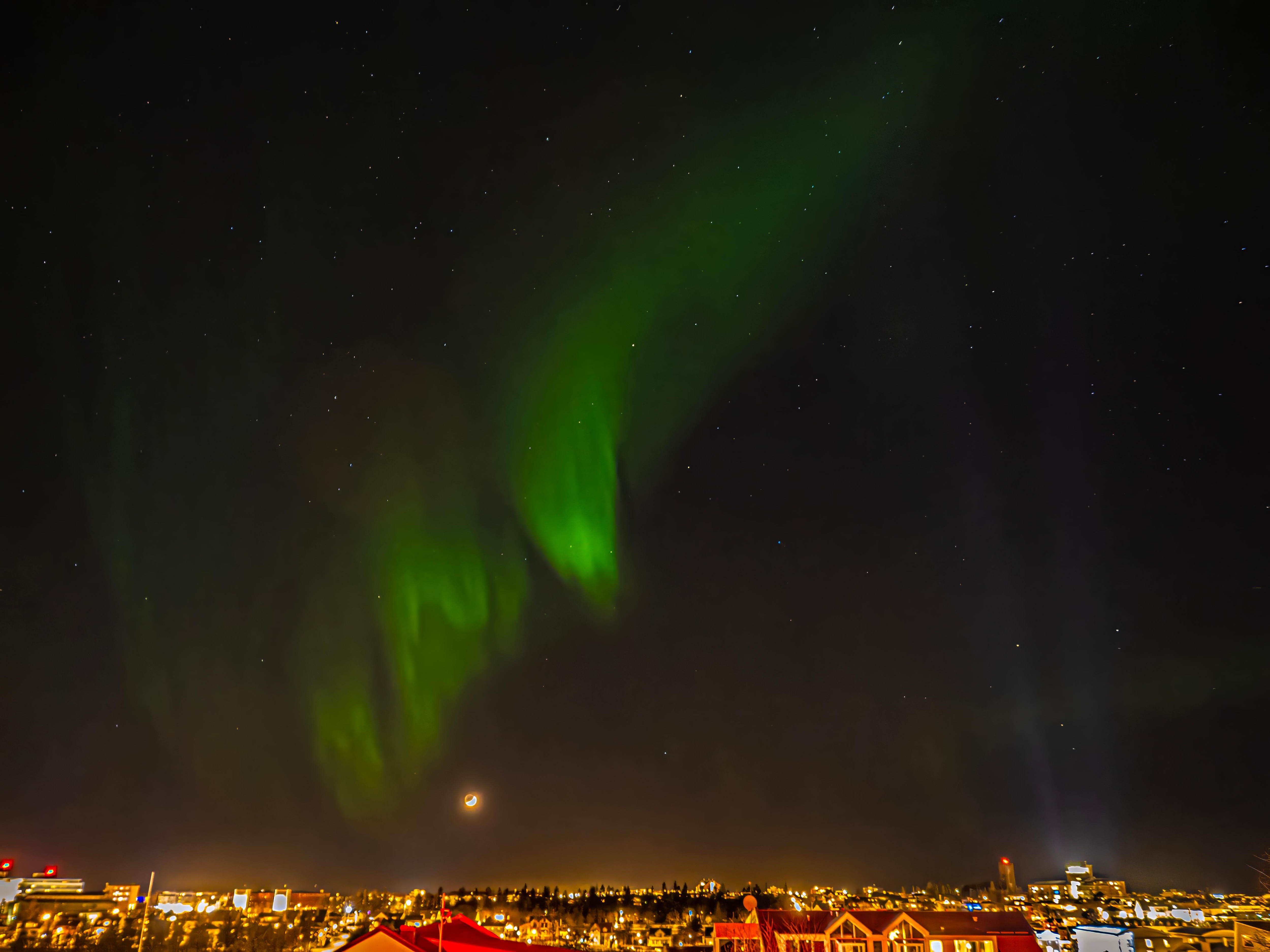 Northern lights from my balcony