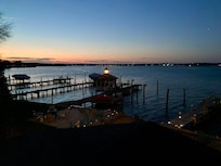 Sunset viewed from the primary bedroom.