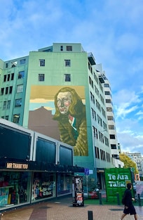 One of the many grand street art pieces