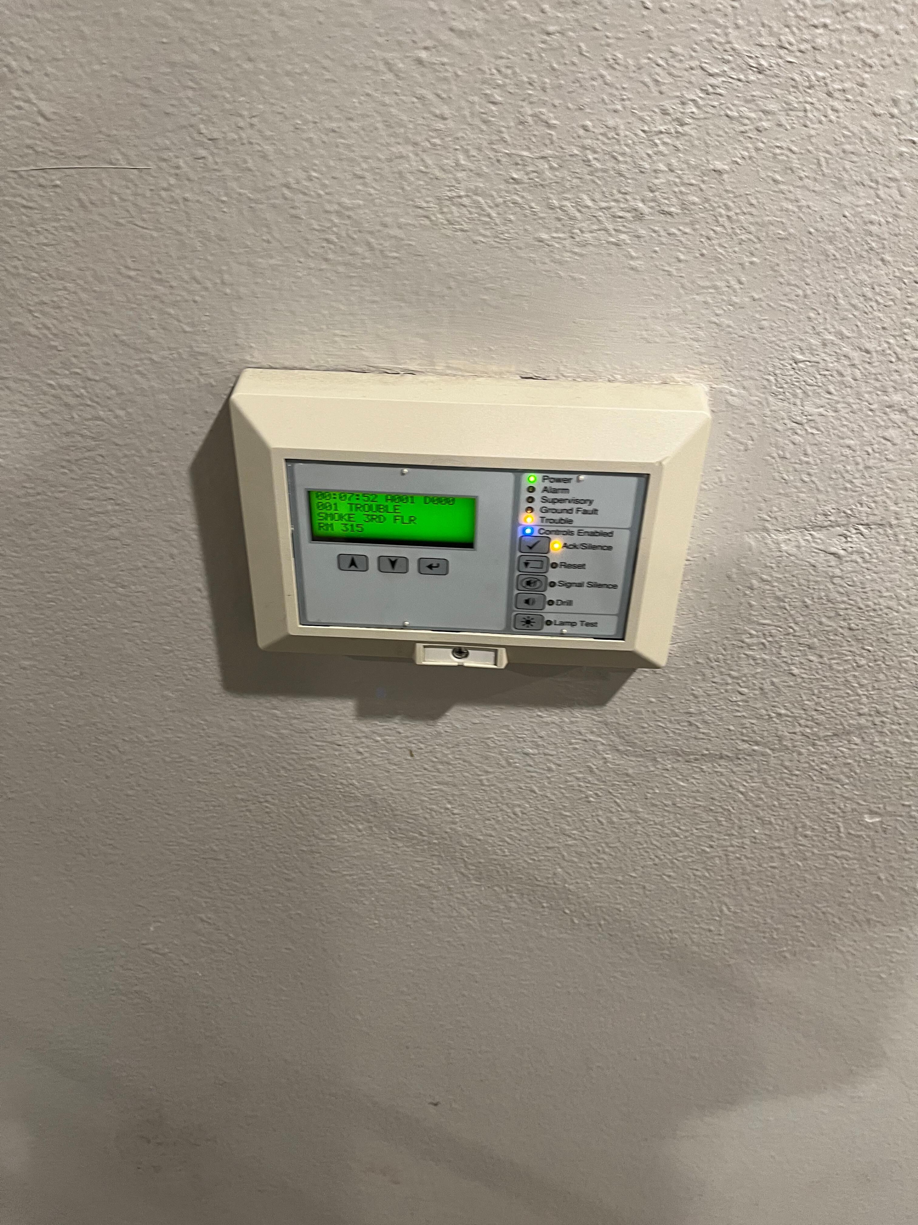 Alarm going off, no ones home