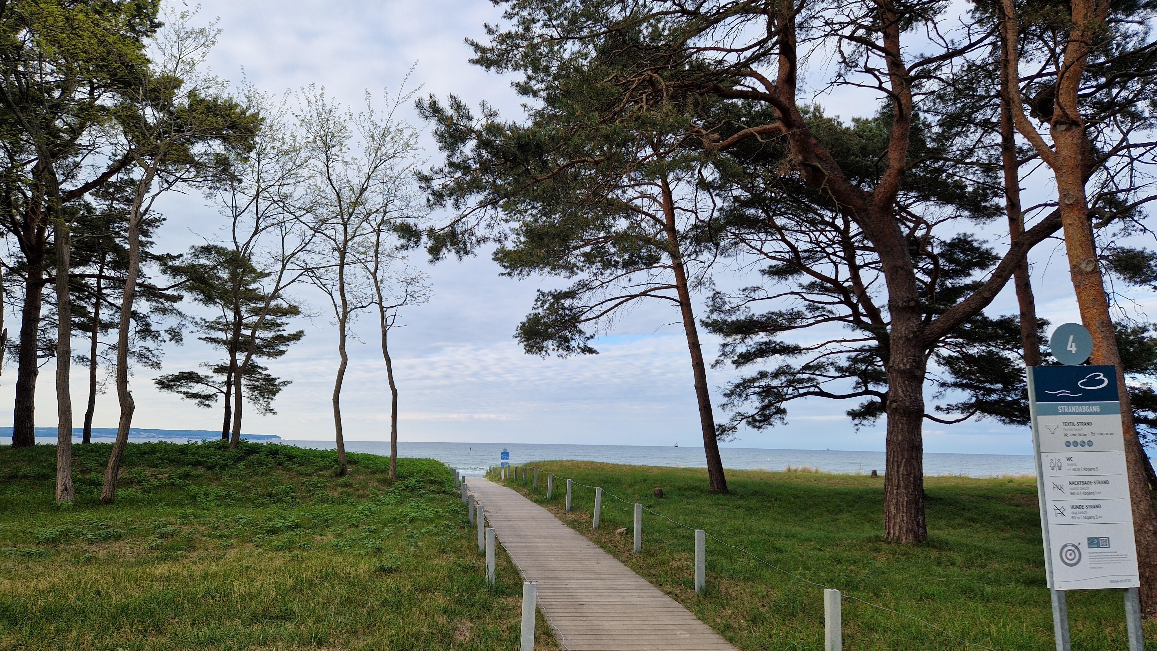 Weg zum Strand