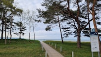 Weg zum Strand