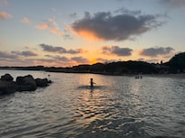 Sunset at Corallia Beach