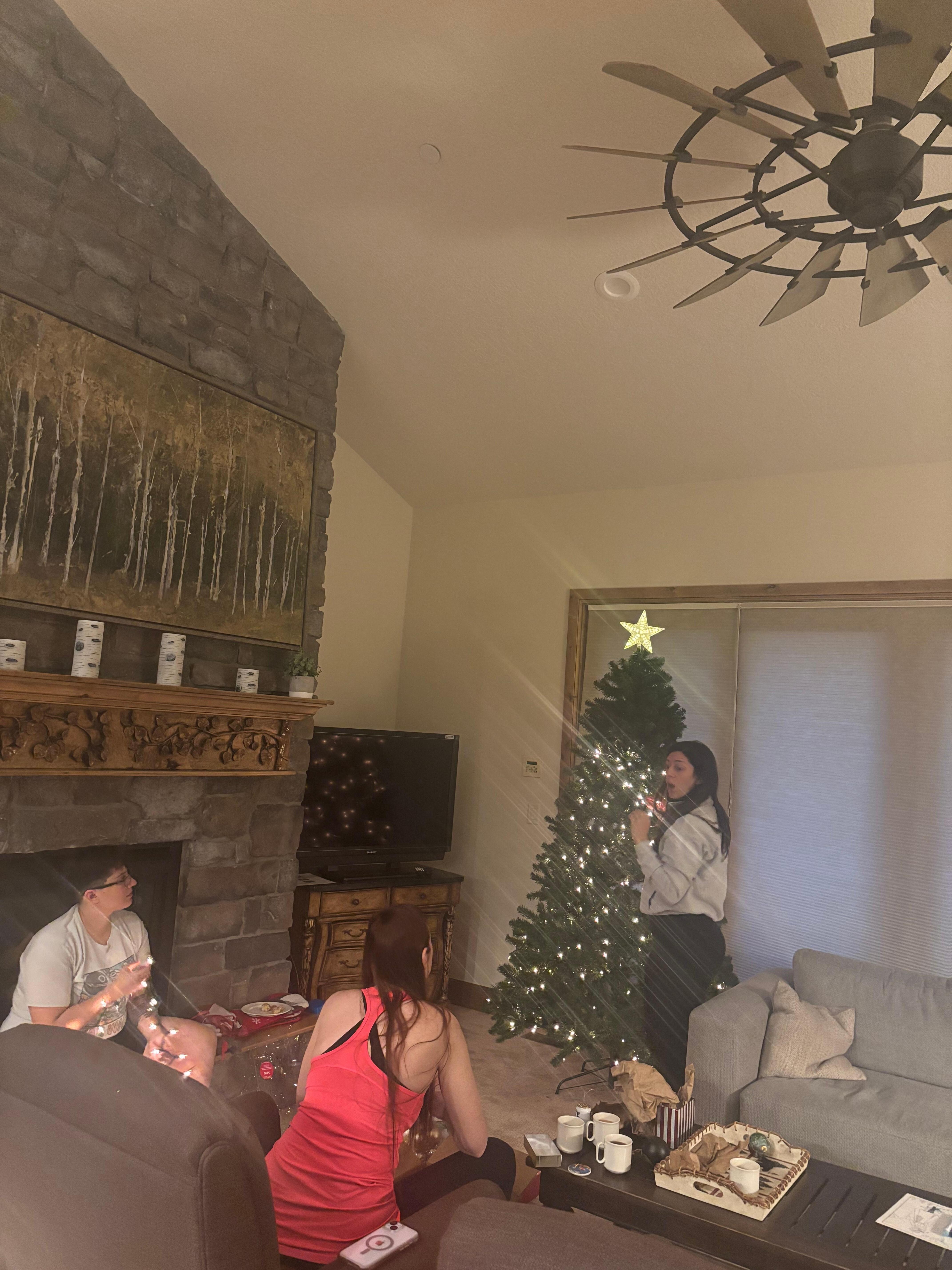 Decorating for family Christmas fun! 