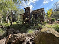 From across the creek - showing back deck