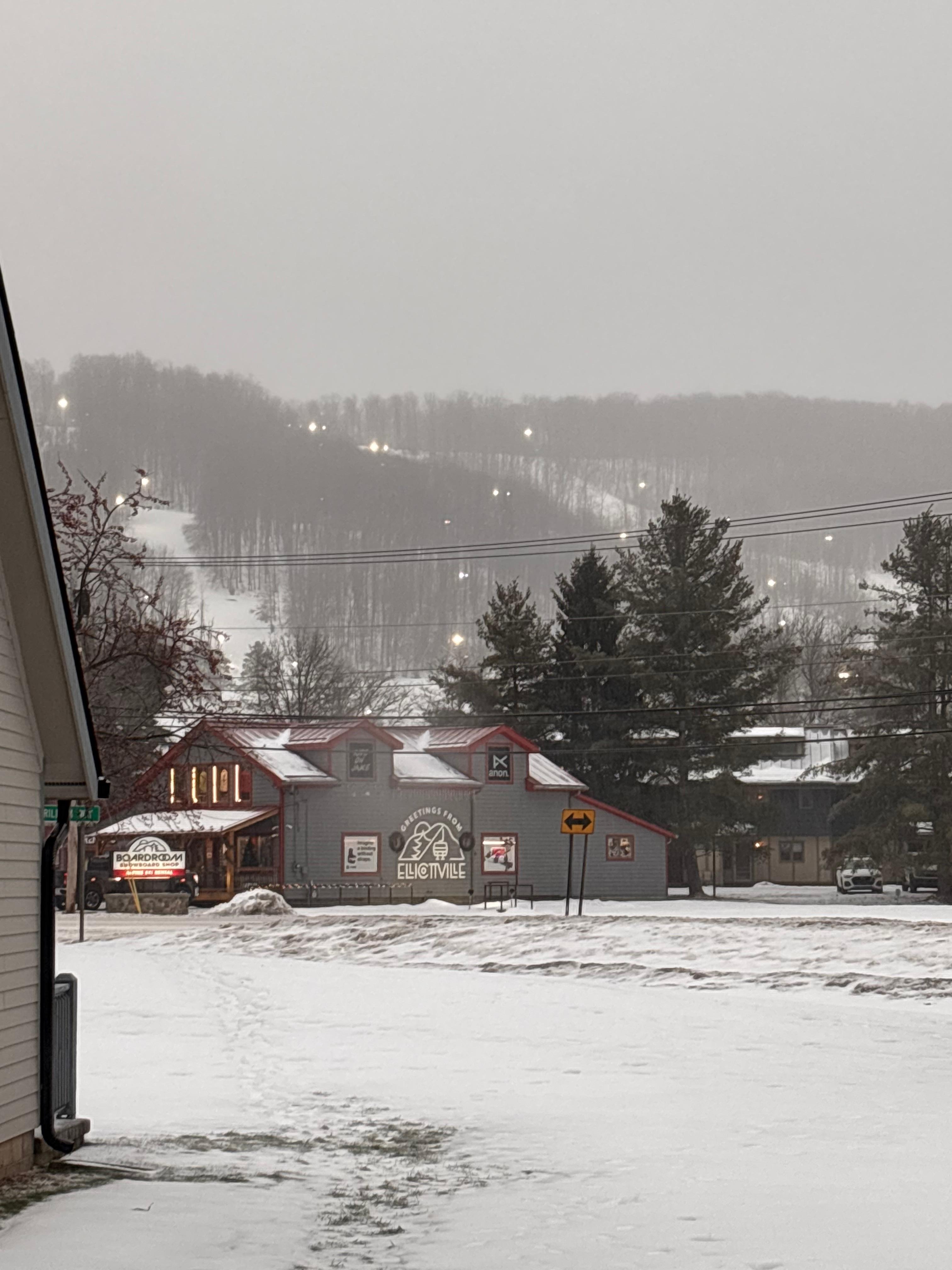 Picture from sliding glass door. 