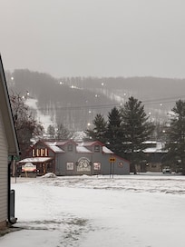 Picture from sliding glass door.