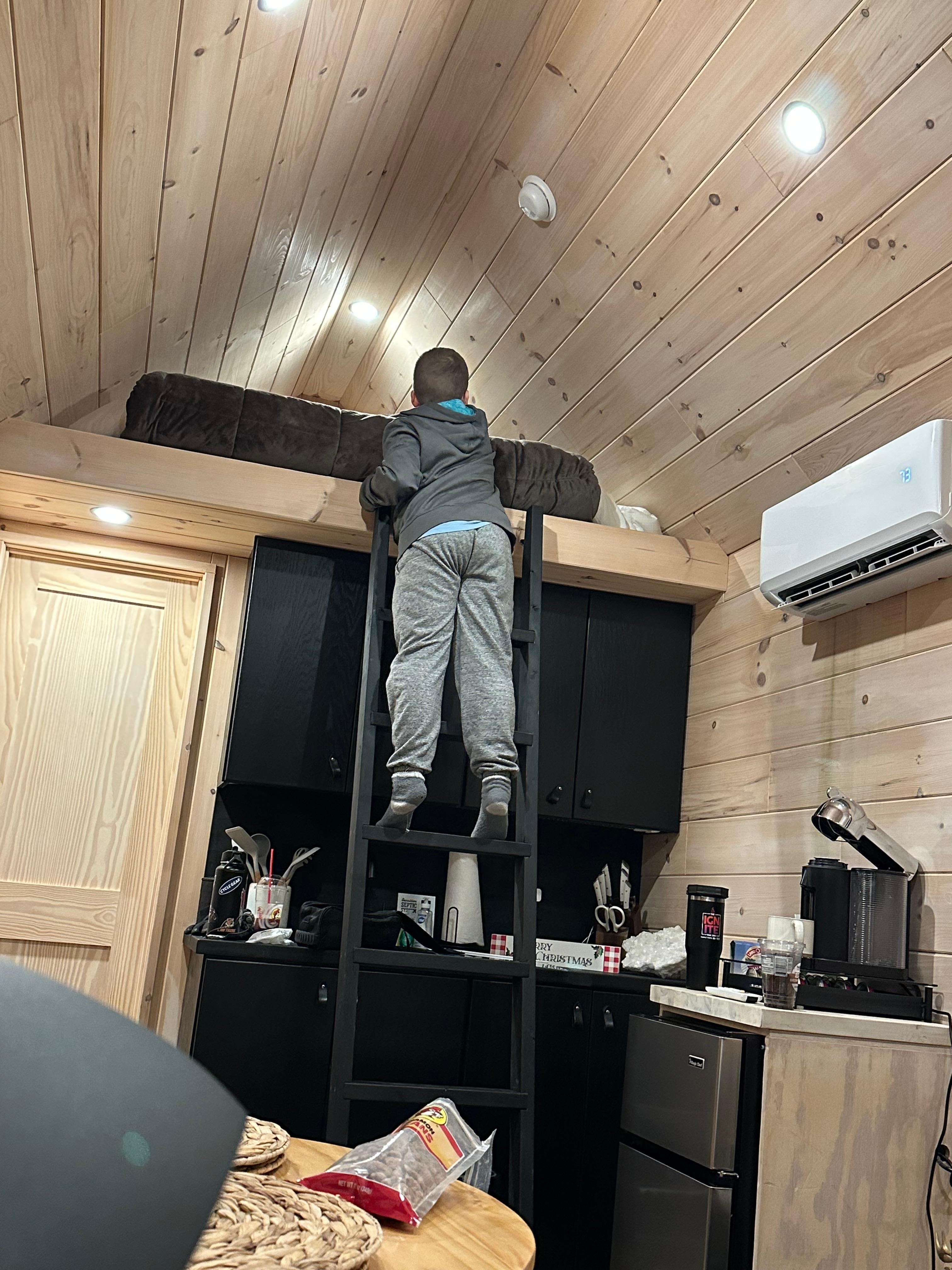 My son really loved his little hideaway as he called it! 