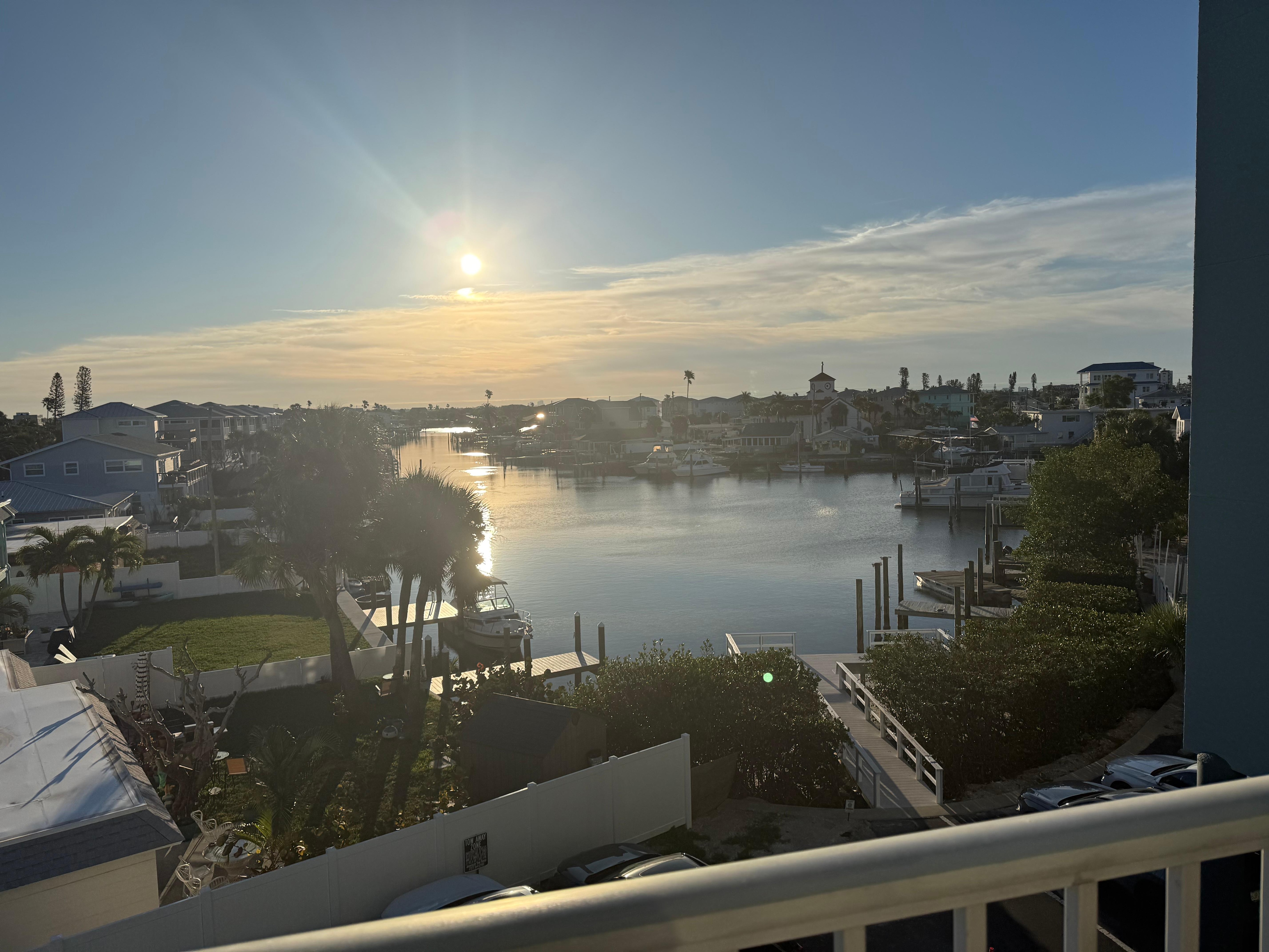 View from the balcony 