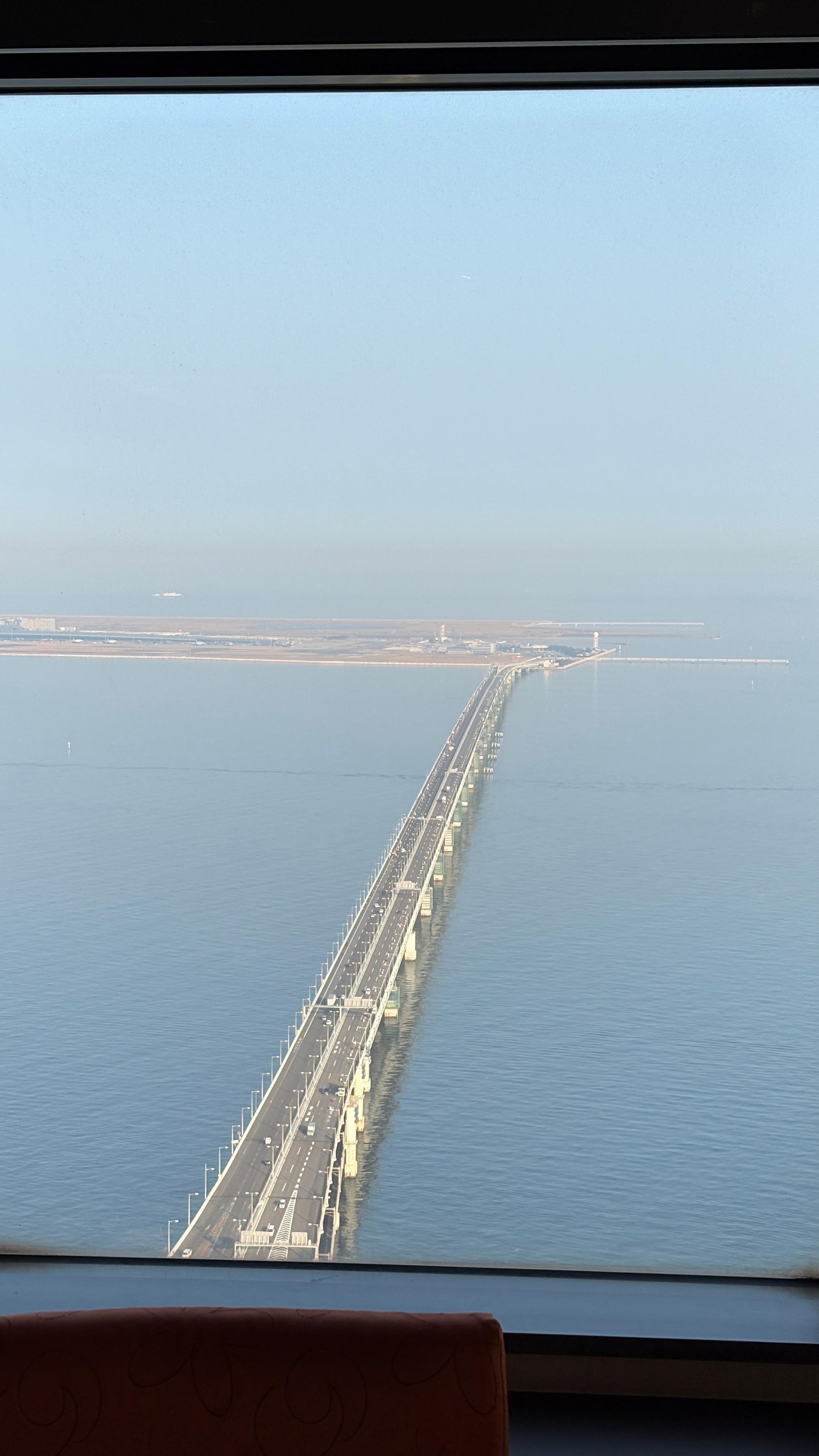 Blick vom Frühstücksrestaurant in der 54. Etage 