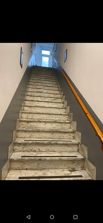 It's very steep stairs to climb just getting to lobby.