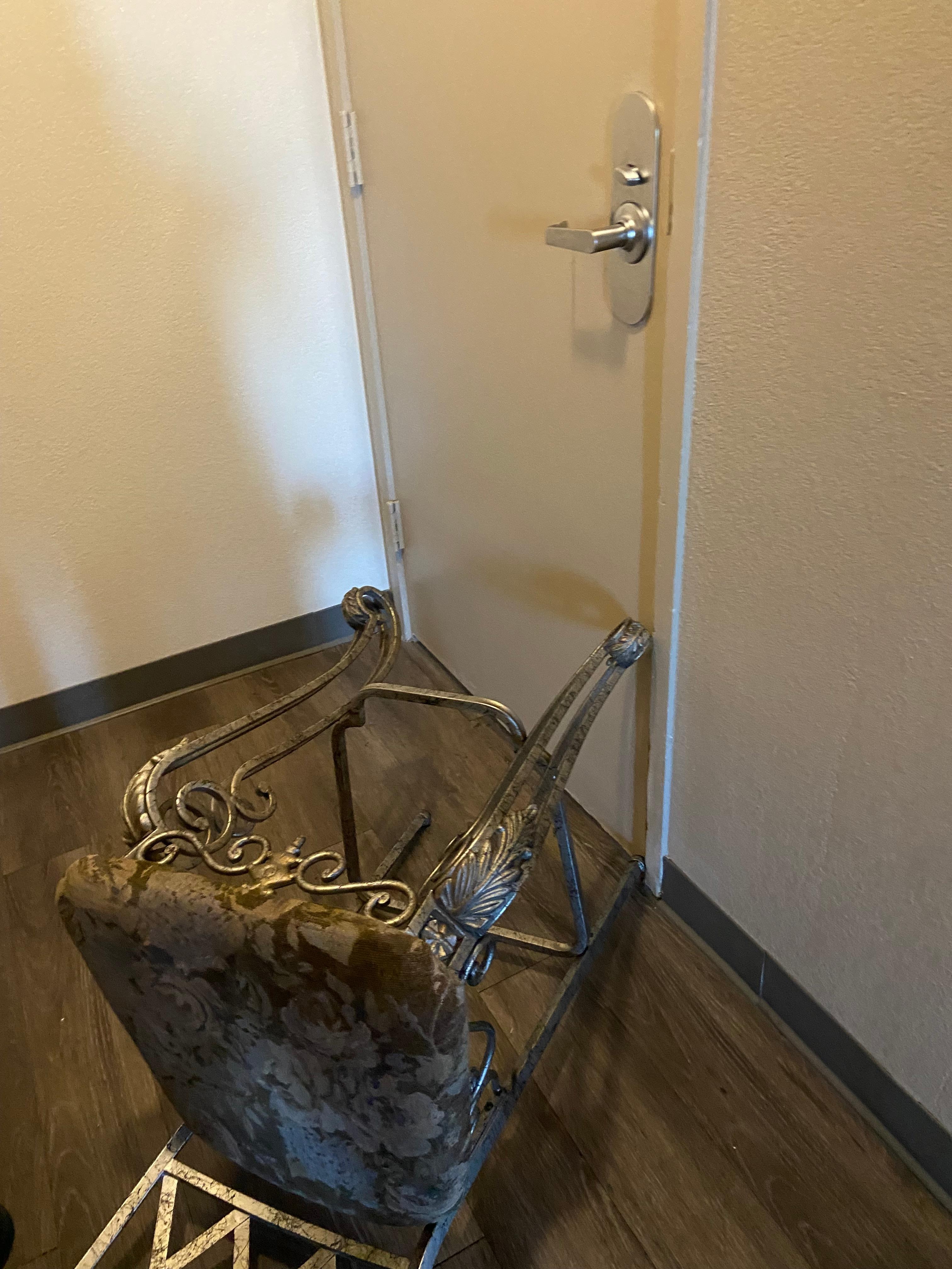 None of the dead bolts worked. We used iron chairs to barricade doors to feel safe at night. 