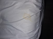 Stains on sheets and bed cover