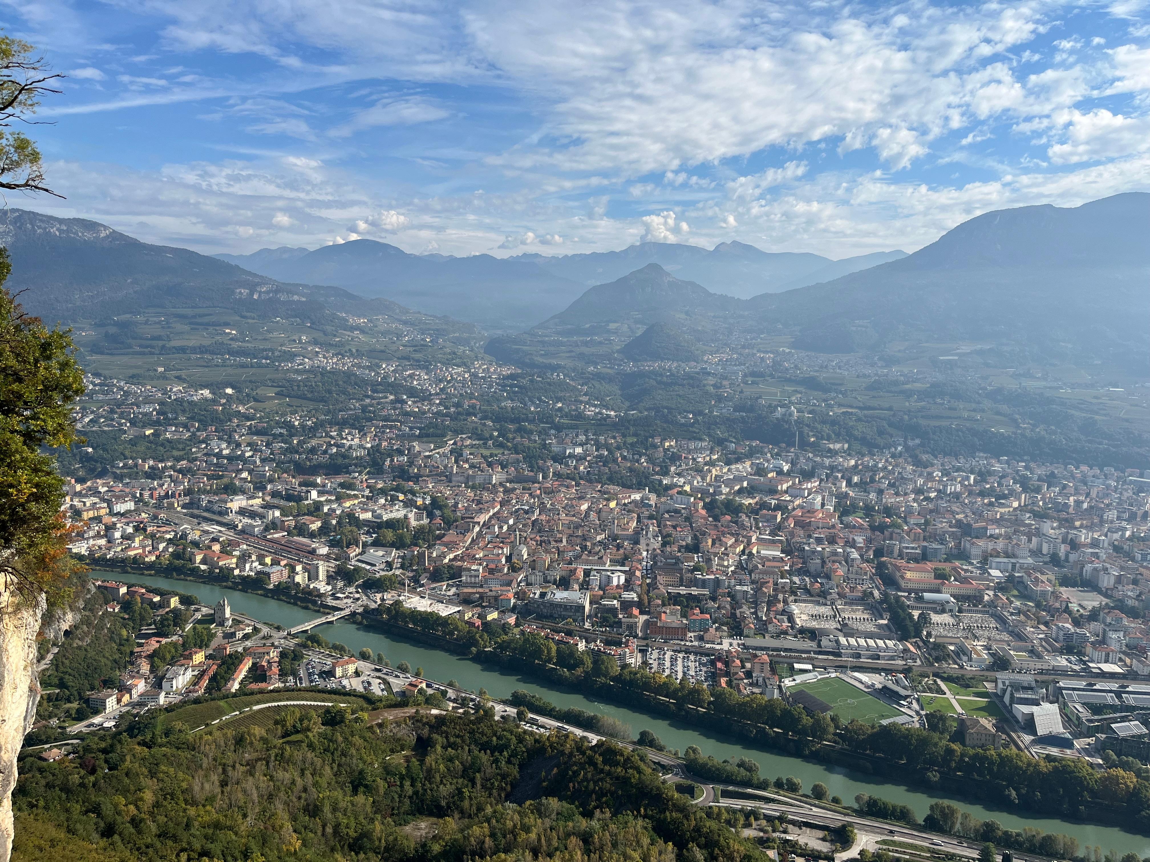 View from top of mountain, take cable car up! 