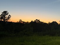 Sunset on summer solstice