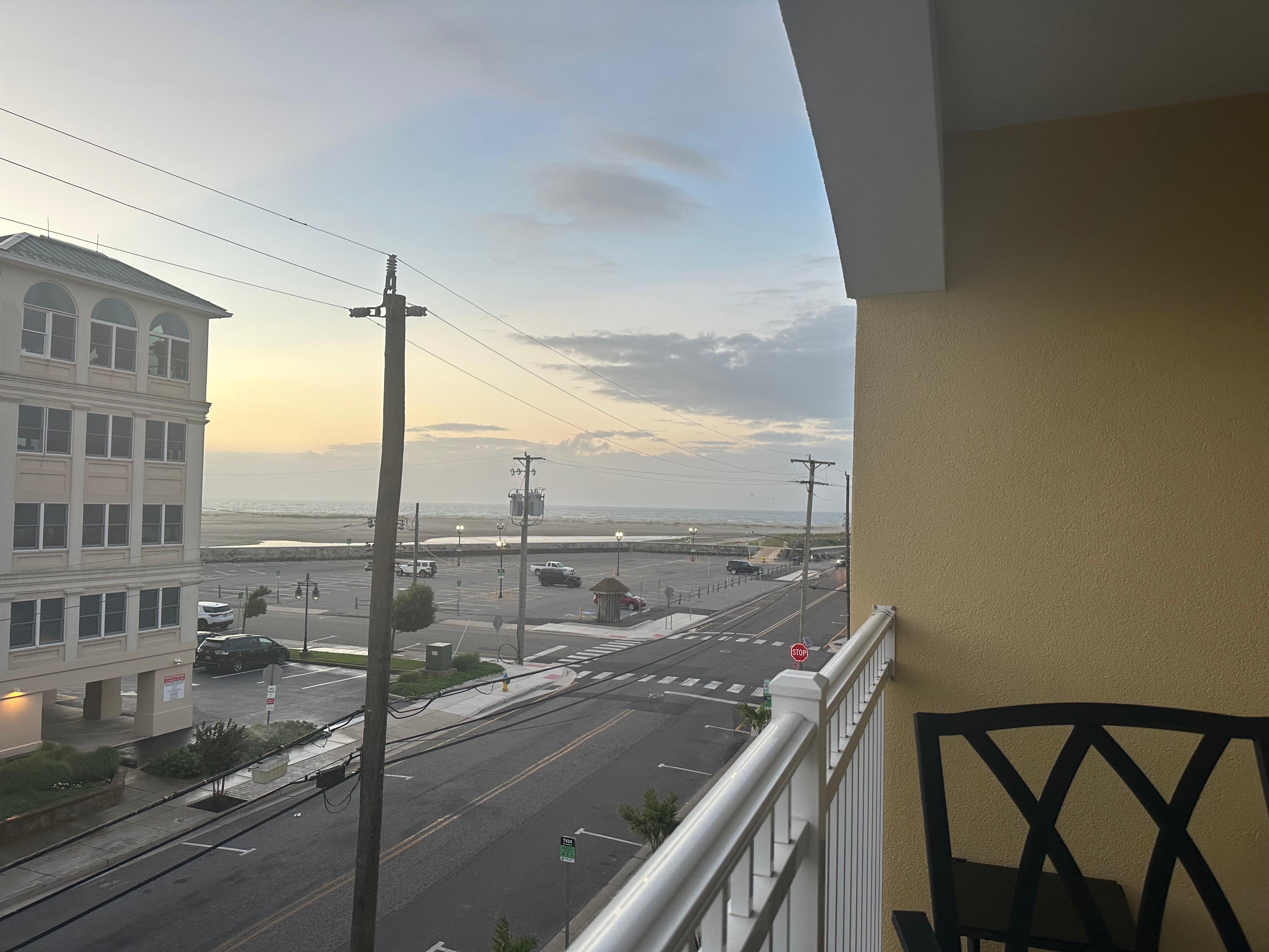 Sunrise from balcony 