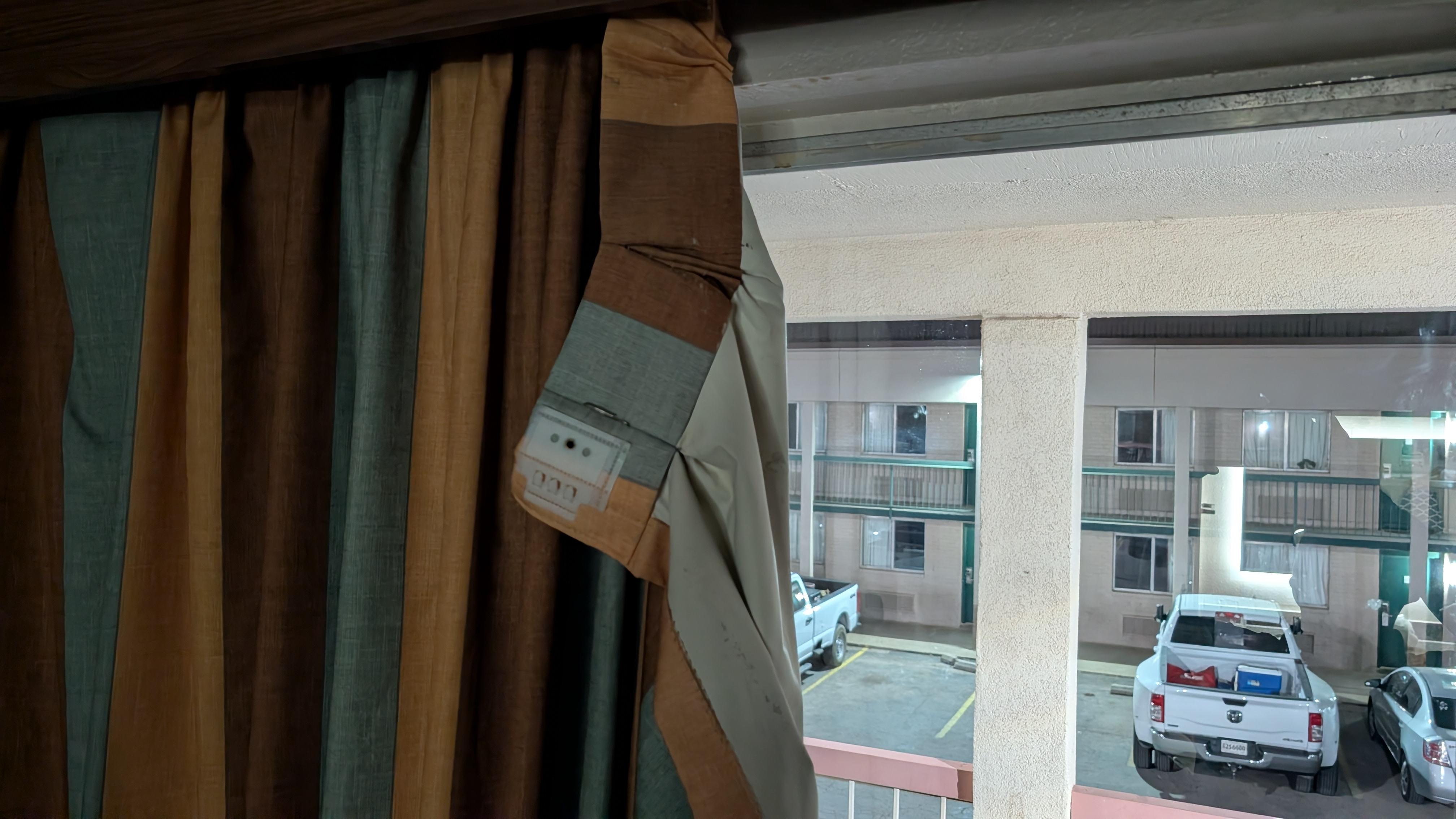 Broken window covering