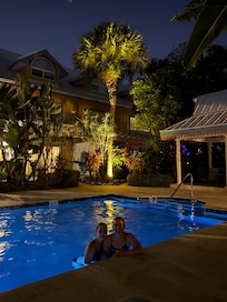 Pool at night