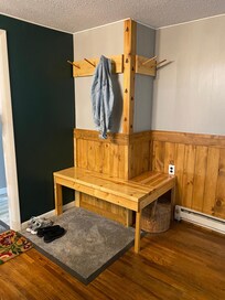 Loved the “mud room” area, so convenient! I could visualize it filled with winter coats and books and snowshoes!