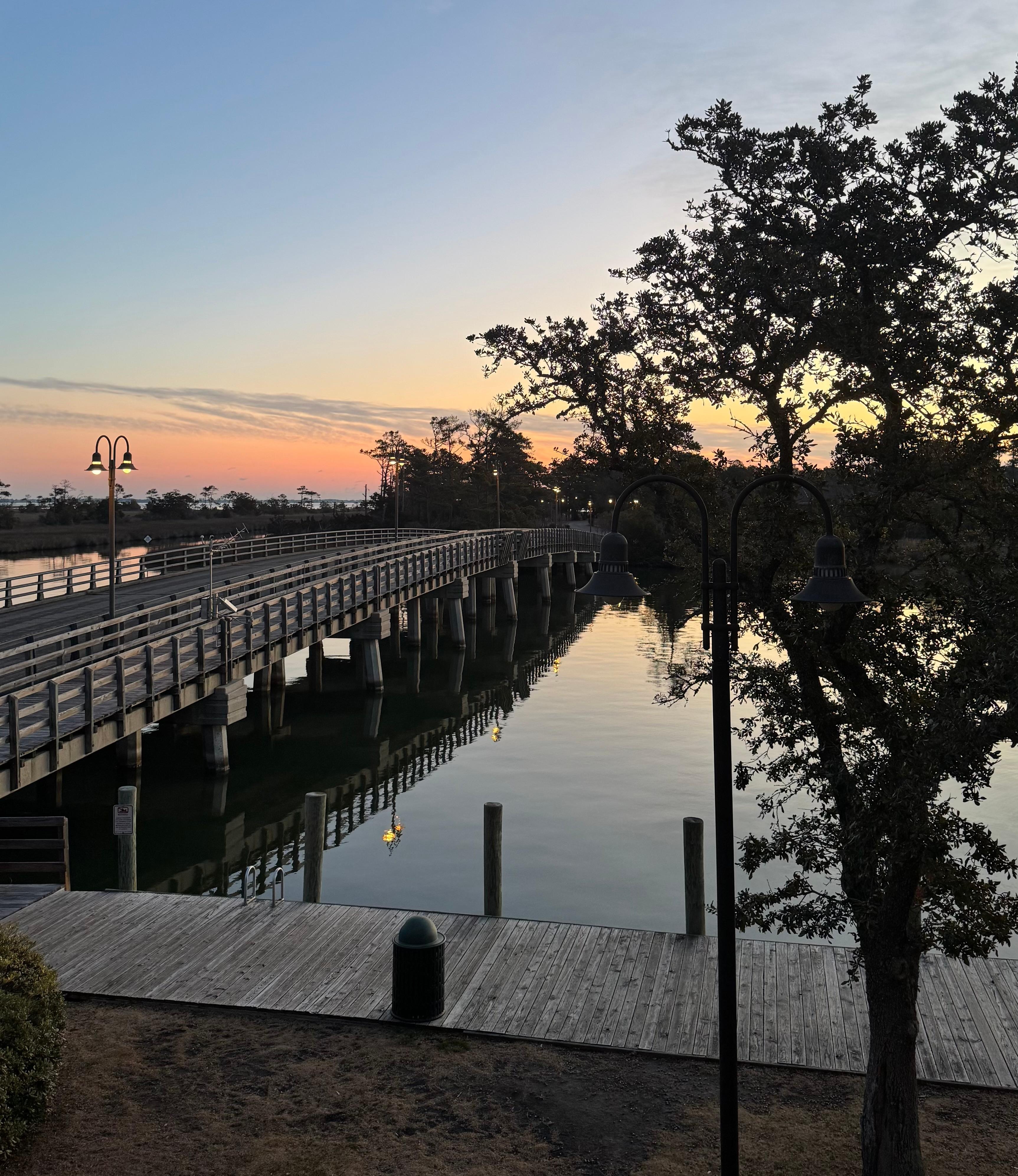 Lovely location at dusk.