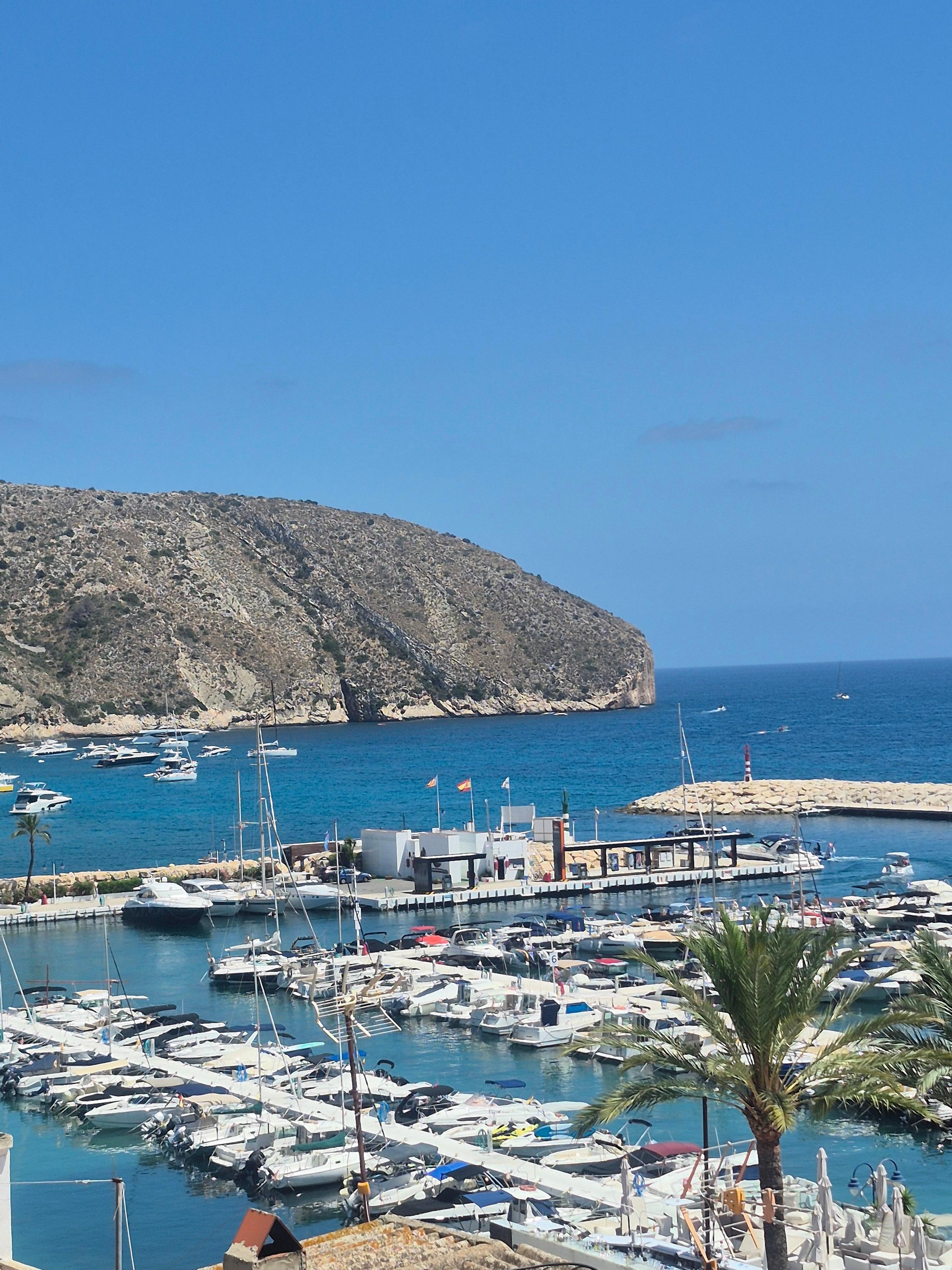View of the marina from the apartment