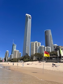 From the beach