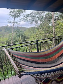 A room with a view - balconies all come with pretty hammocks.