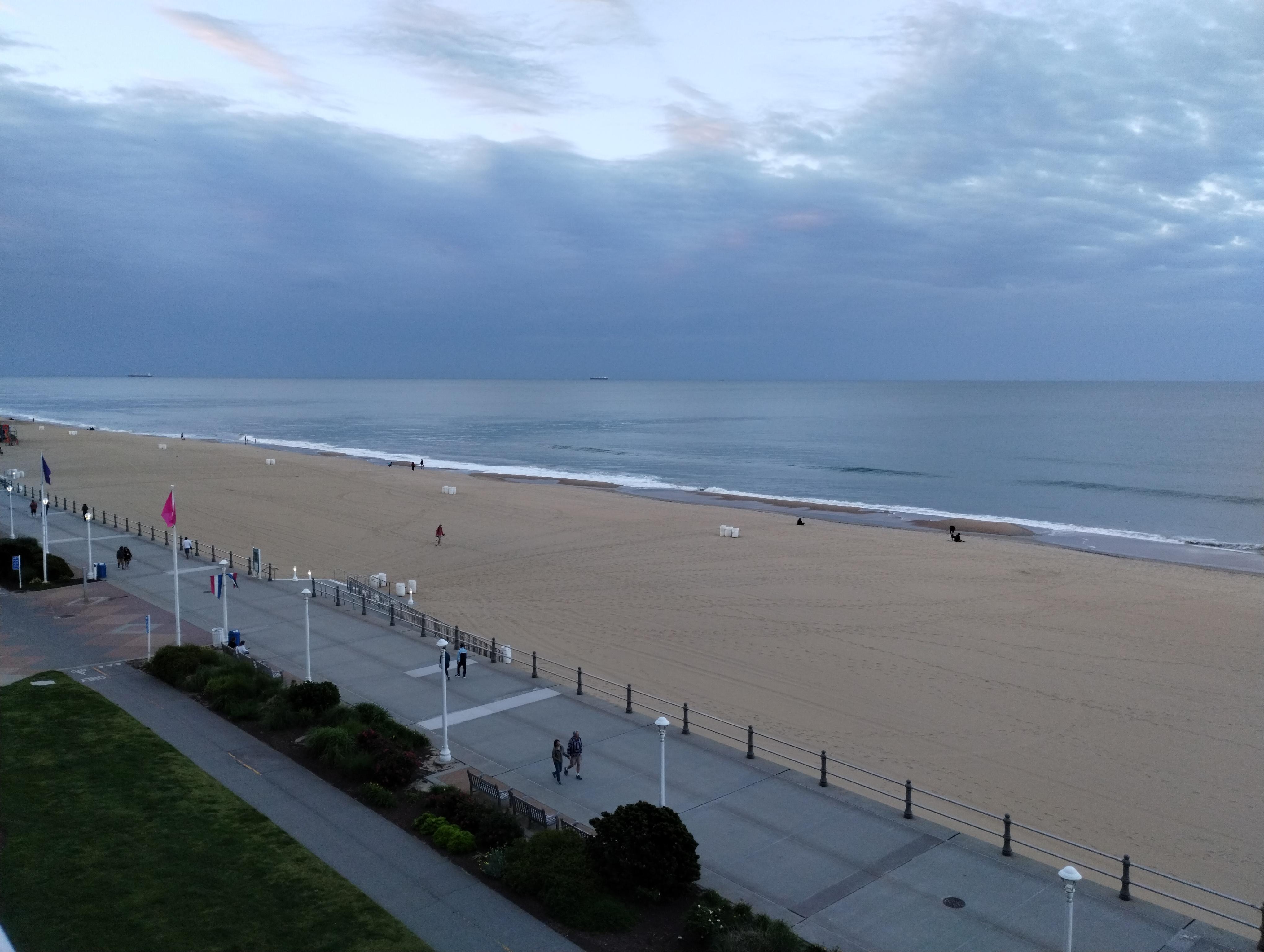 Virginia Beach oceanfront boardwalk 