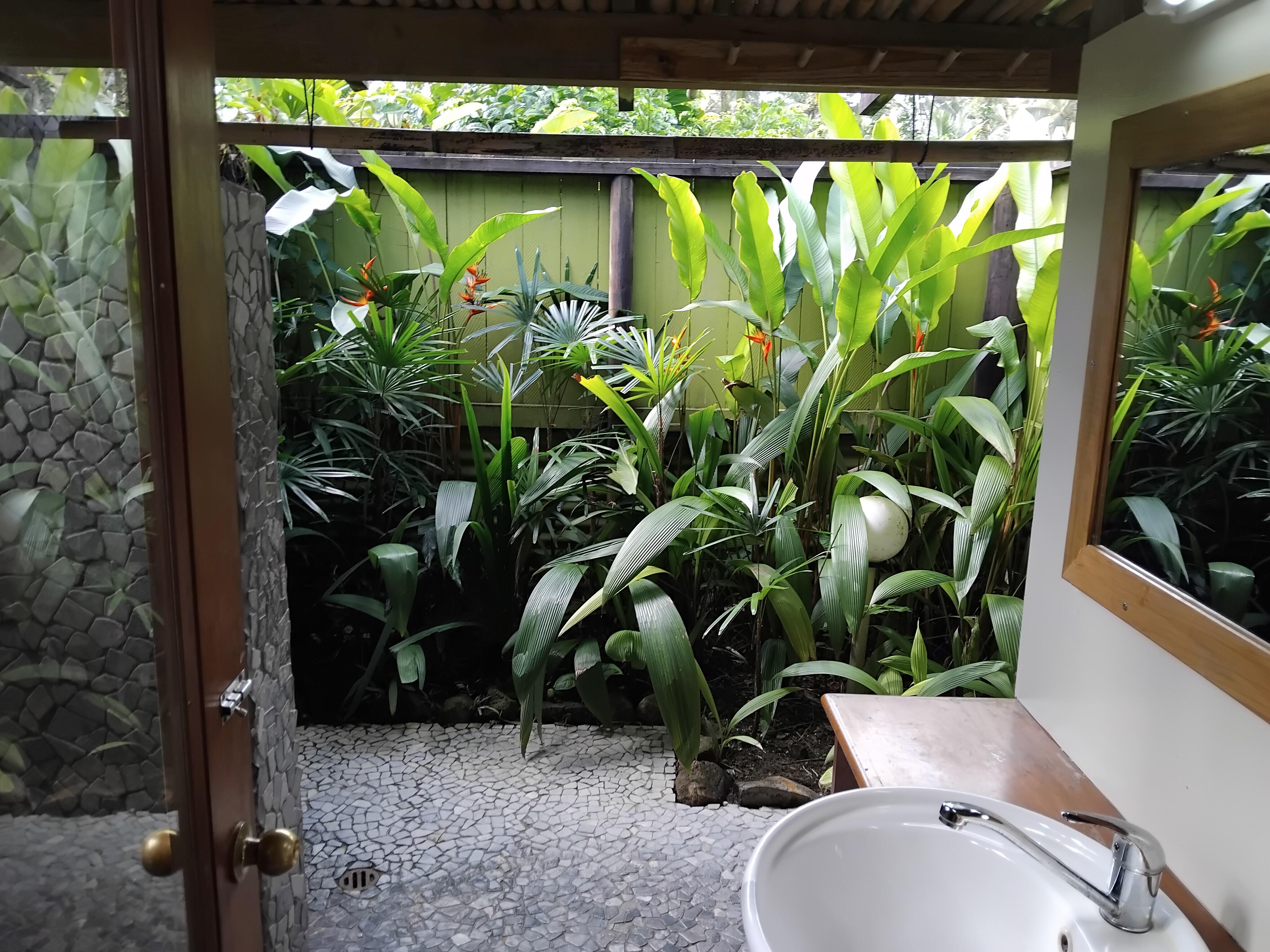 Outdoor bathroom