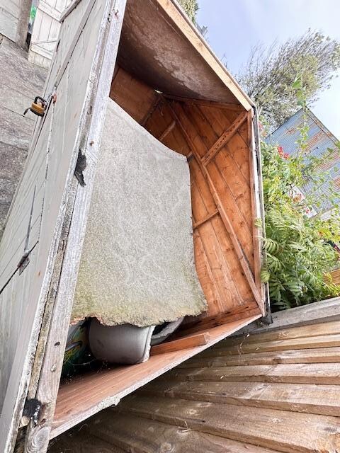 shed roof collapsed