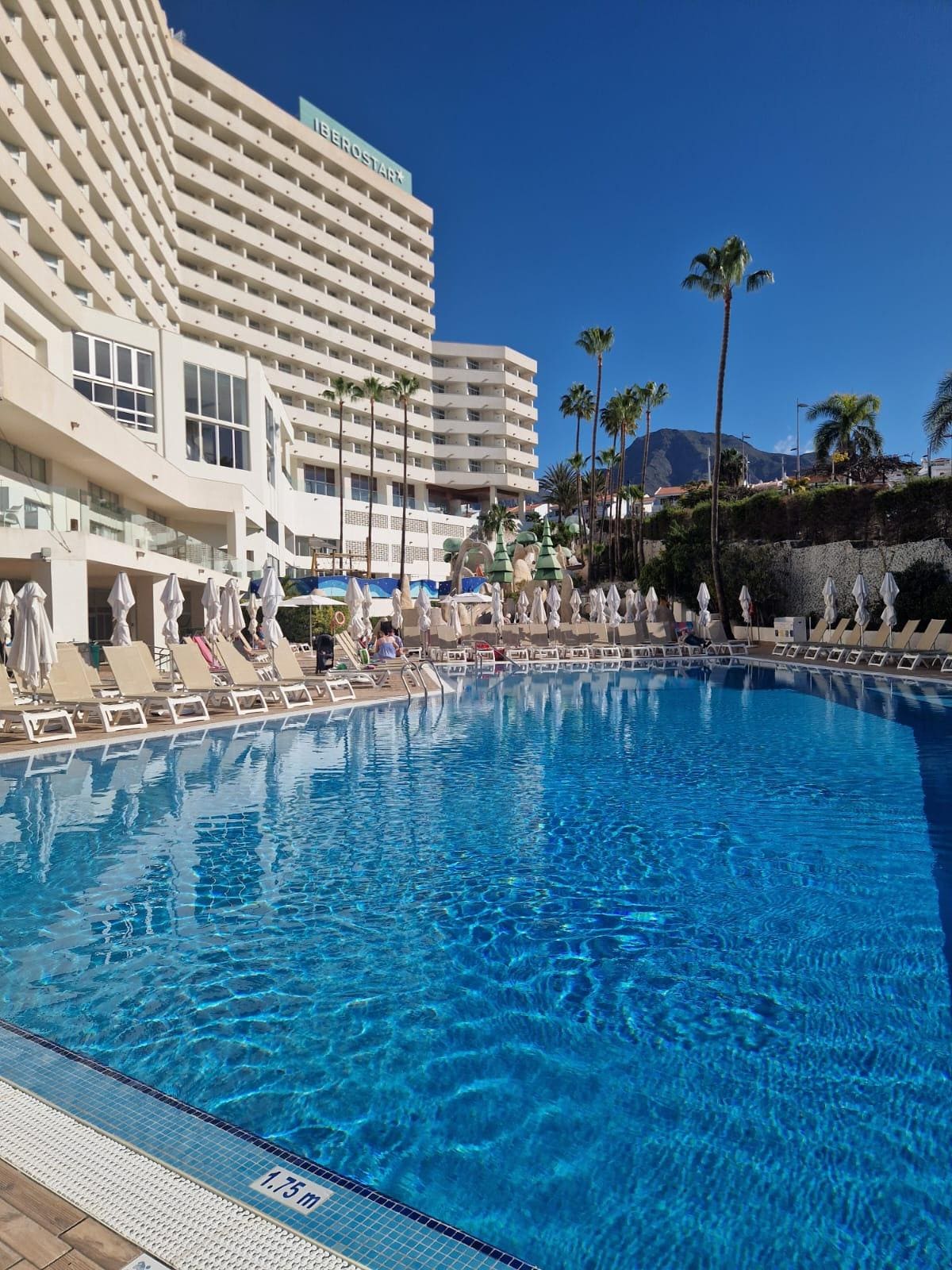 Great out door pools and lots of sun beds