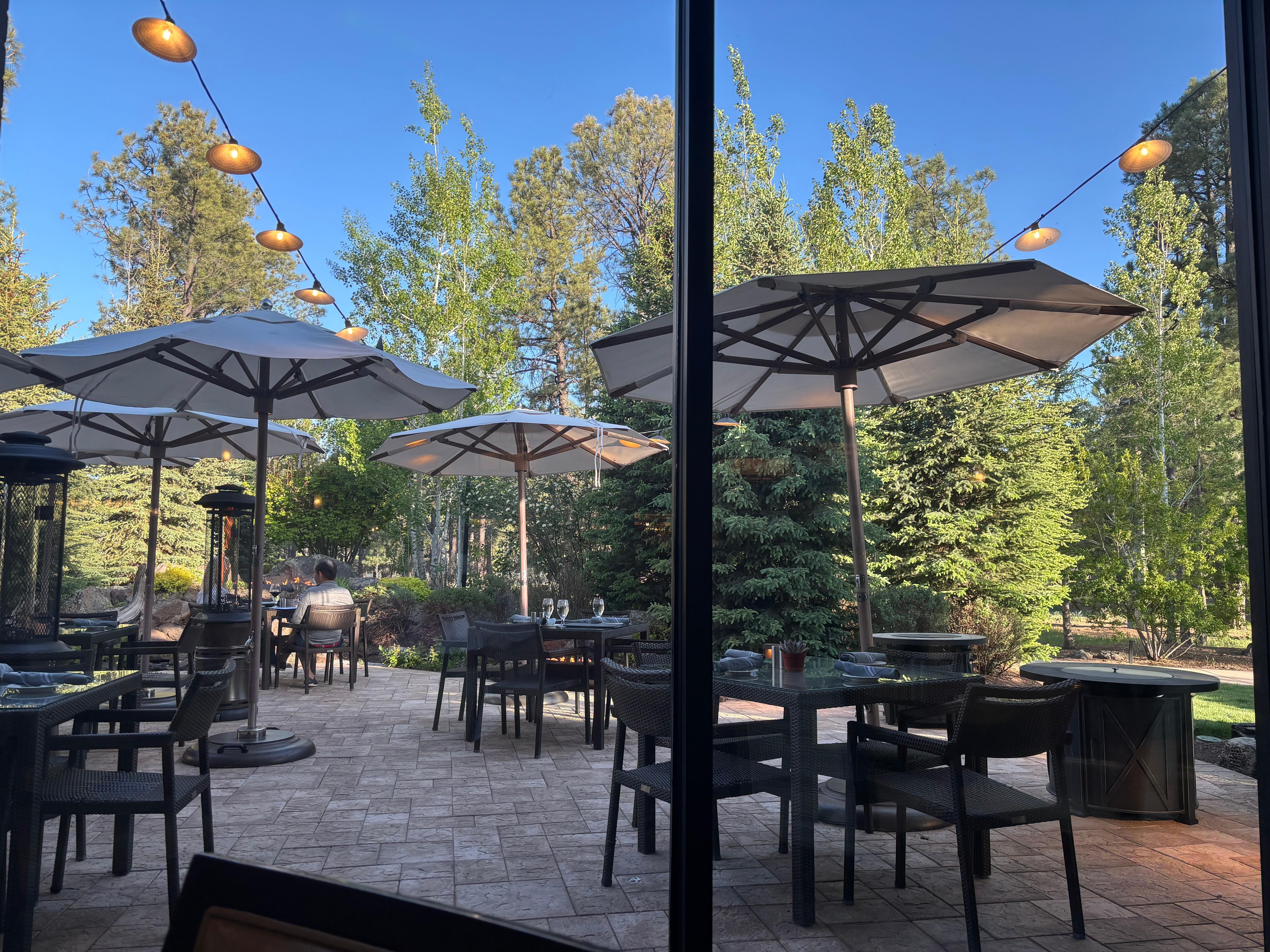 Restaurant patio