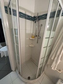 cramped shower