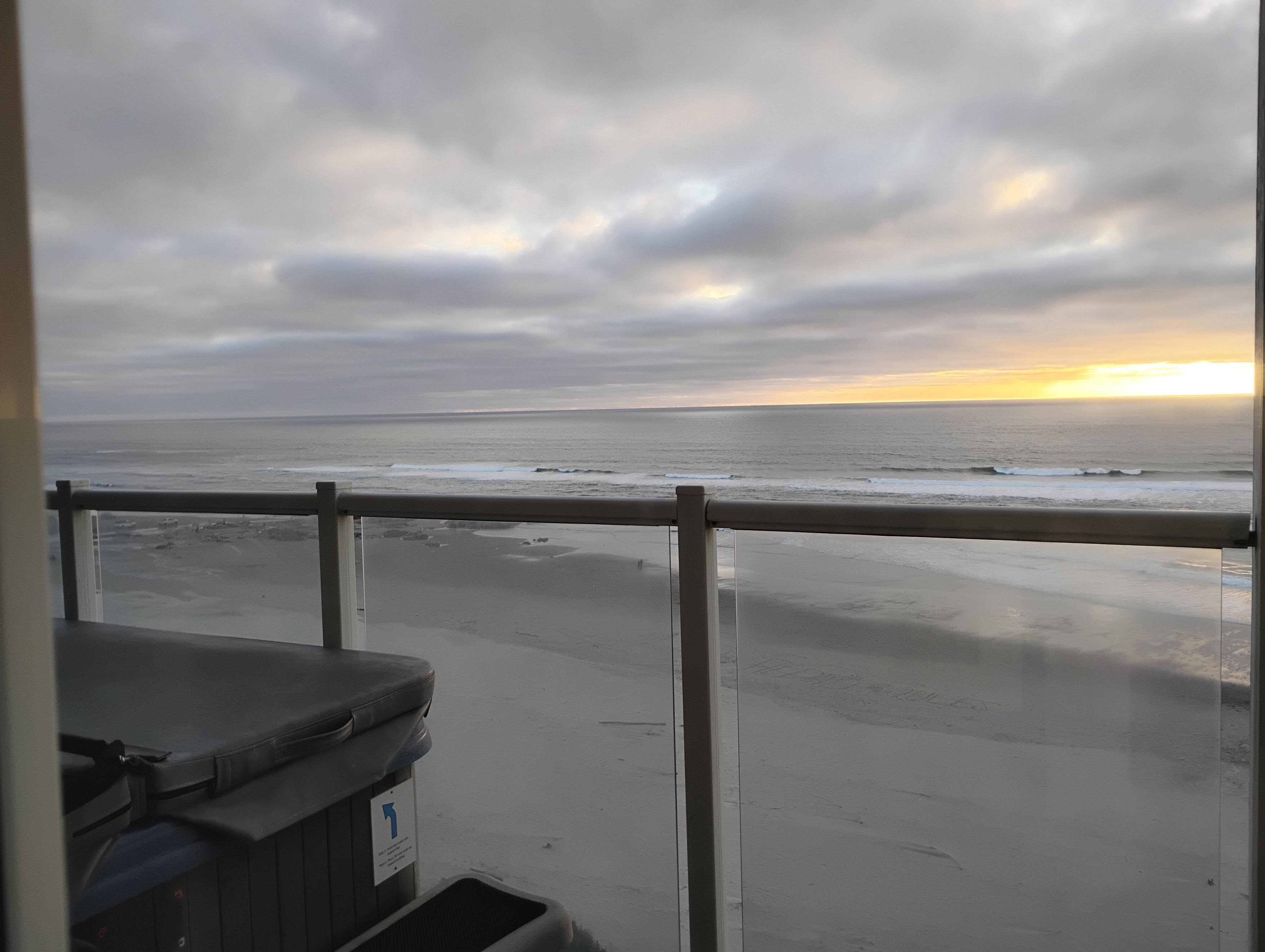 View from the balcony 