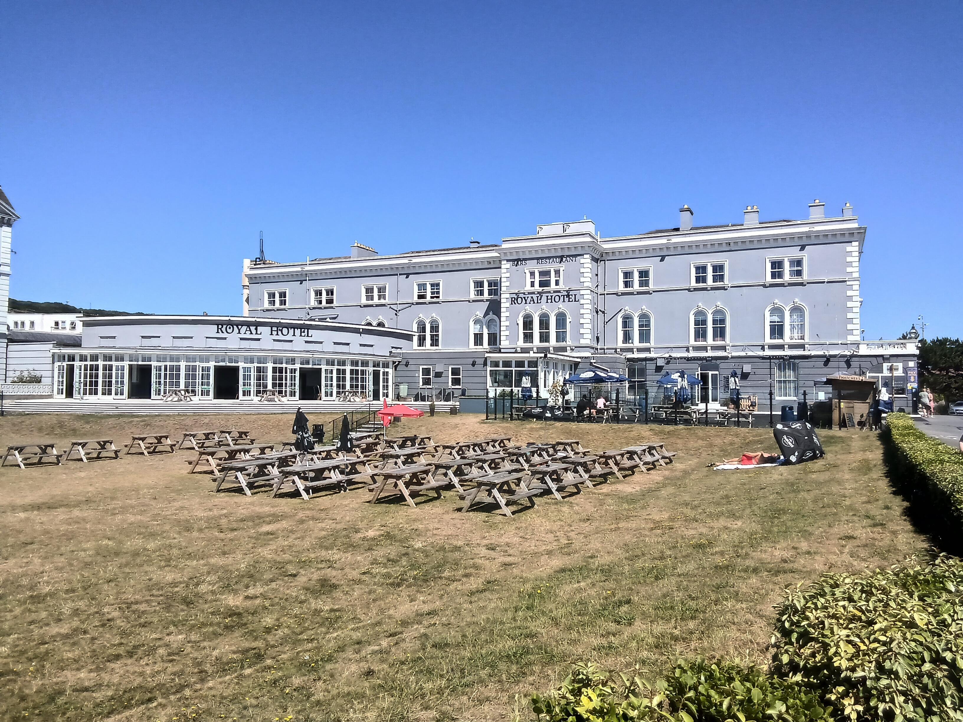 View from the sea front