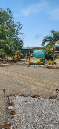 View from the front of the beac hhouse