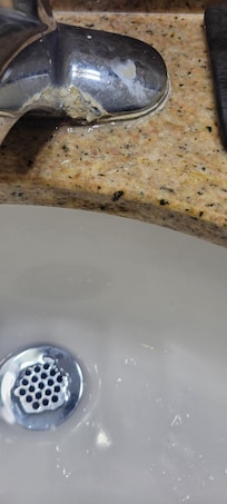 Corroded sink