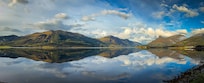 Reflections on Loch Levin about four minutes from the Lodge