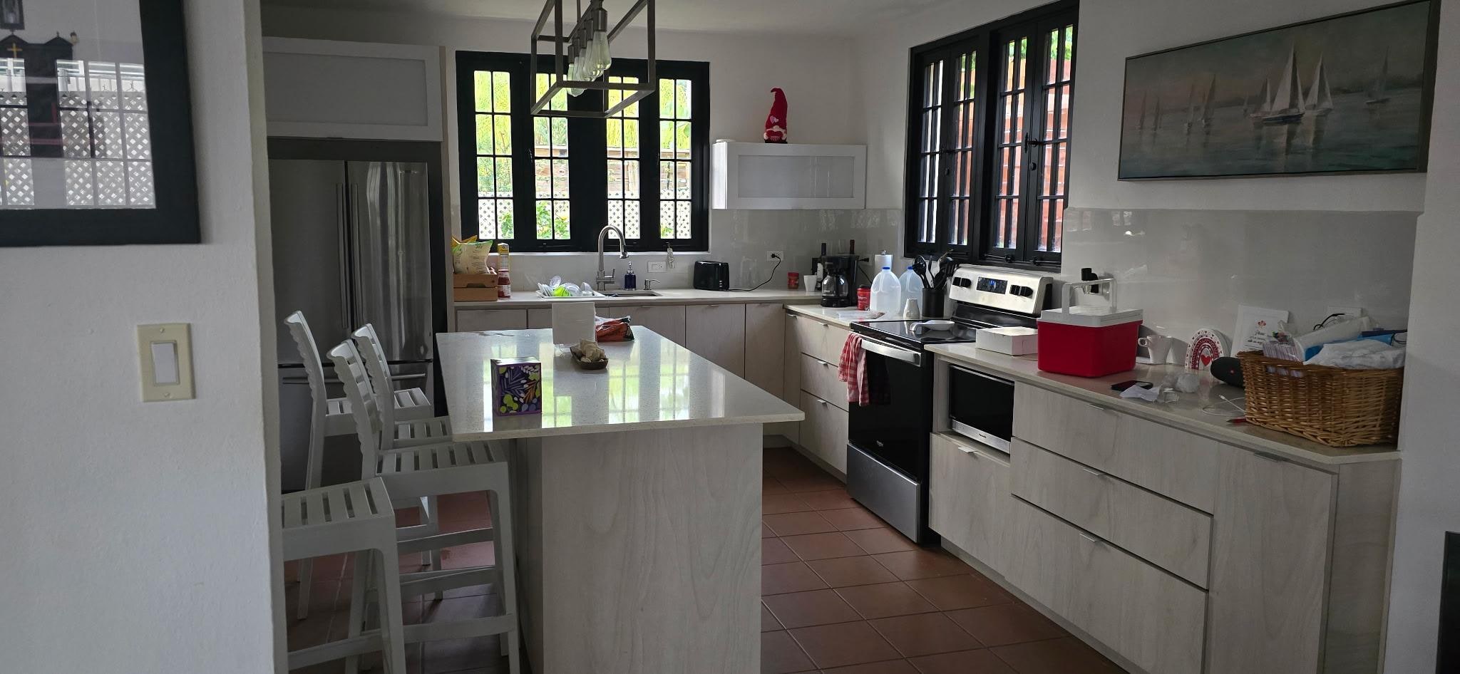 Kitchen was well equipped 