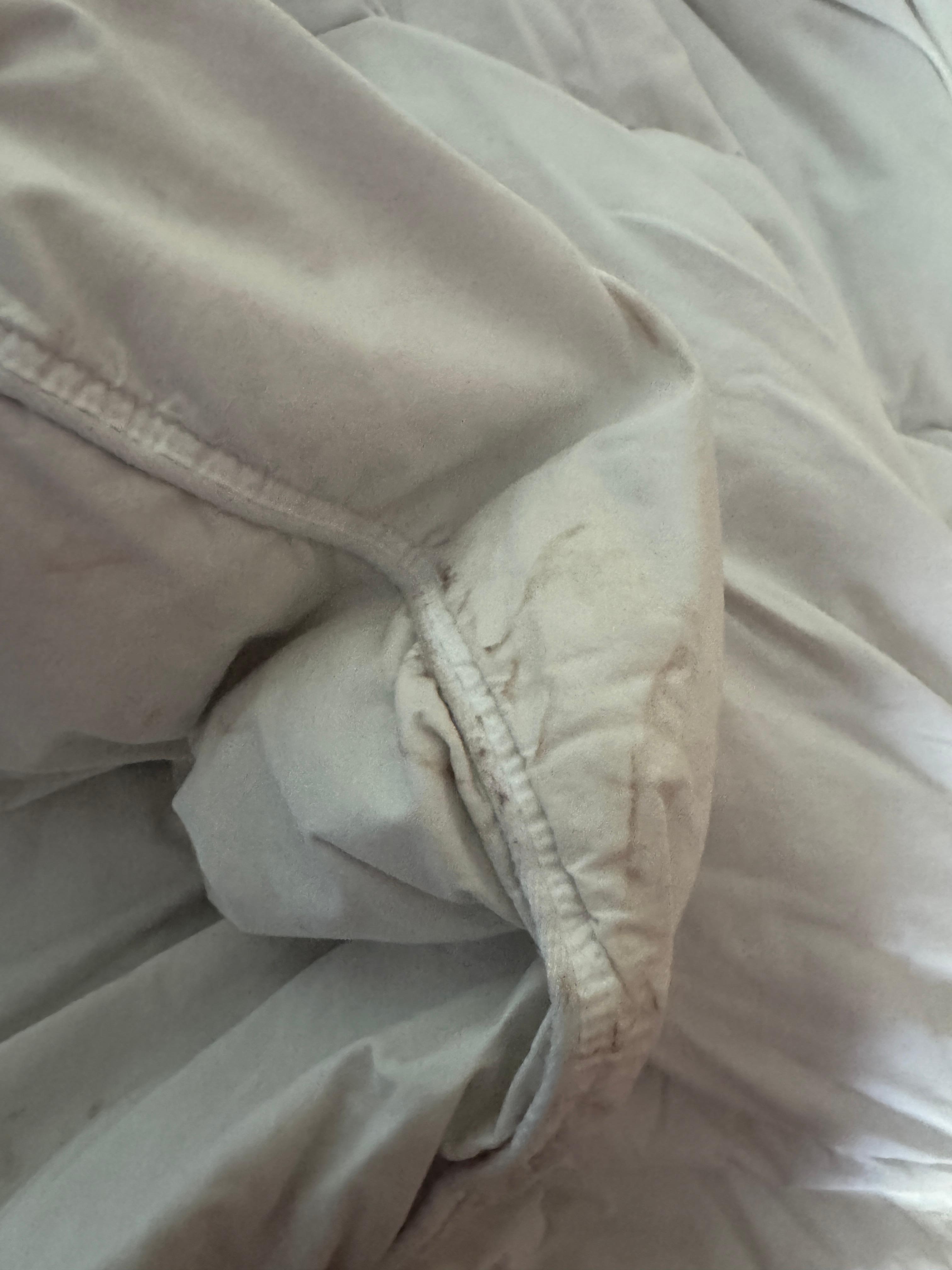 Dirty bloody linens
