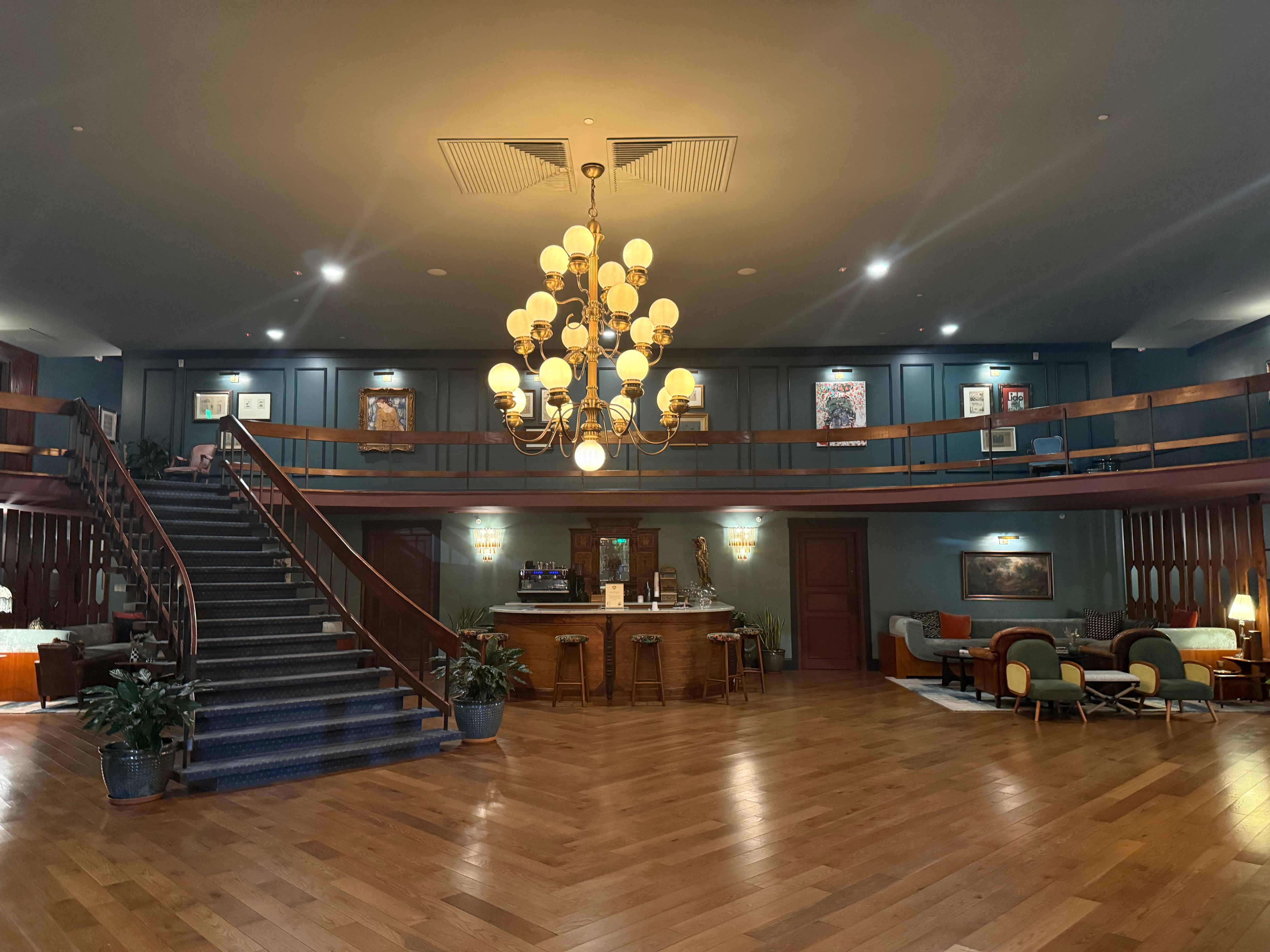 Lobby with coffee bar