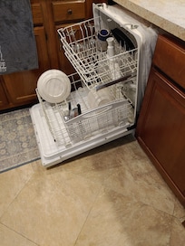Dishwasher falling out